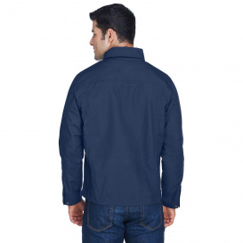 Harriton M705 Men's Auxiliary Canvas Work Jacket - Dark Navy