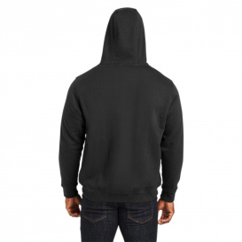 Harriton M711 Men\'s ClimaBloc Lined Heavyweight Hooded Sweatshirt - Black