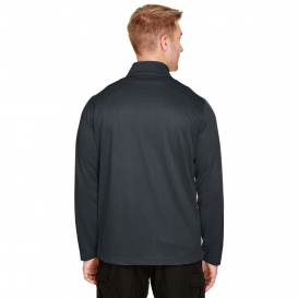 Harriton M748 Men\'s Advantage Snag Protection Plus IL 1/4-Zip - Dark Charcoal