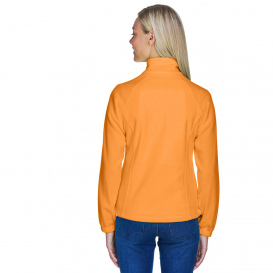 Harriton M990W Ladies 8 oz. Full Zip Fleece - Safety Orange
