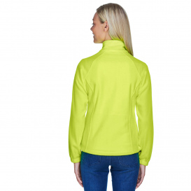 Harriton M990W Ladies 8 oz. Full Zip Fleece - Safety Yellow
