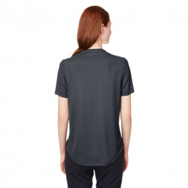 North End NE102W Ladies Replay Recycled Henley - Carbon