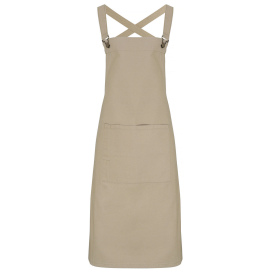 Reprime RP129 Cross Back Barista Apron - Khaki
