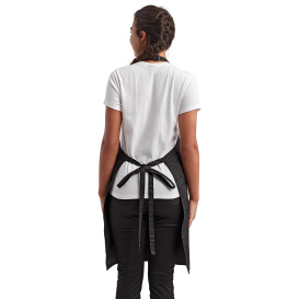 Reprime RP154 Unisex Colours Sustainable Pocket Bib Apron - Black