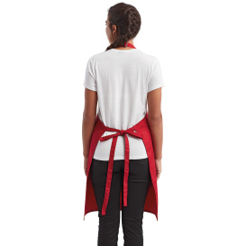 Reprime RP154 Unisex Colours Sustainable Pocket Bib Apron - Red
