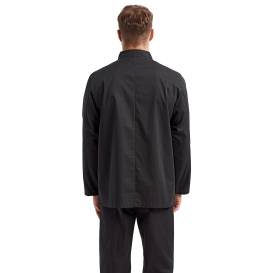 Reprime RP657 Unisex Long-Sleeve Sustainable Chef\'s Jacket - Black