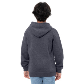 Threadfast T2000B Epic Youth Fleece Pullover Hooded Sweatshirt - Heather Dark Grey