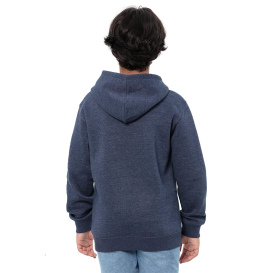 Threadfast T2000B Epic Youth Fleece Pullover Hooded Sweatshirt - Heather Navy