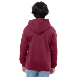 Threadfast T2000B Epic Youth Fleece Pullover Hooded Sweatshirt - Maroon