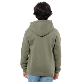 Threadfast T2000B Epic Youth Fleece Pullover Hooded Sweatshirt - Military Green