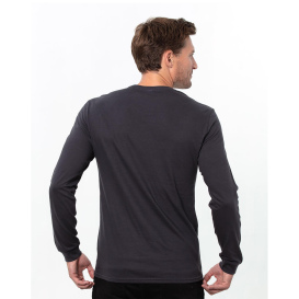 Threadfast T3000 Epic Unisex Long Sleeve T-Shirt - Charcoal