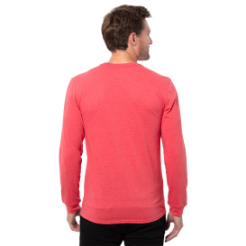 Threadfast T3001 Epic Unisex CVC Long Sleeve T-Shirt - Heather Red
