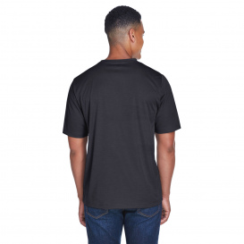 Team 365 TT11H Men\'s Sonic Heather Performance T-Shirt - Black Heather