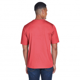 Team 365 TT11H Men's Sonic Heather Performance T-Shirt - Sport Red Heather