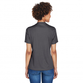 Team 365 TT11HW Ladies Sonic Heather Performance T-Shirt - Dark Grey Heather