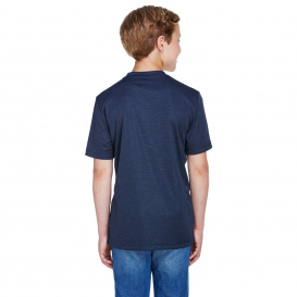 Team 365 TT11HY Youth Sonic Heather Performance T-Shirt - Sport Dark Navy Heather