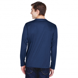Team 365 TT11L Men\'s Zone Performance Long Sleeve T-Shirt - Sport Dark Navy