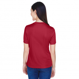 Team 365 TT11W Ladies Zone Performance T-Shirt - Sport Scarlet Red