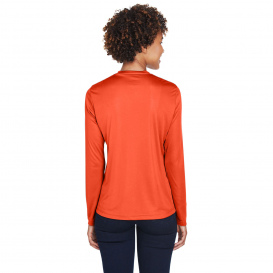 Team 365 TT11WL Ladies Zone Performance Long Sleeve T-Shirt - Sport Orange