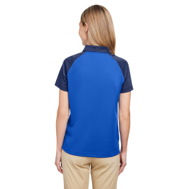 Team 365 TT21CW Ladies Command Snag Protection Colorblock Polo - Sport Royal/Sport Dark Navy