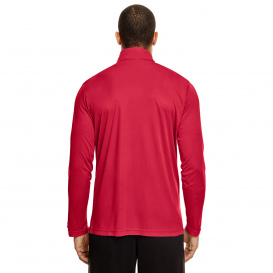 Team 365 TT31 Men's Zone Performance Quarter-Zip - Sport Red