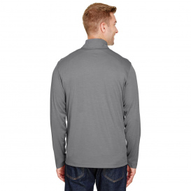 Team 365 TT31H Men's Zone Sonic Heather Performance Quarter-Zip - Dark Grey Heather