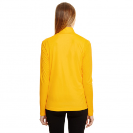 Team 365 TT31W Ladies Zone Performance Quarter-Zip - Sport Athletic Gold