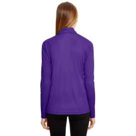 Team 365 TT31W Ladies Zone Performance Quarter-Zip - Sport Purple