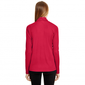 Team 365 TT31W Ladies Zone Performance Quarter-Zip - Sport Red