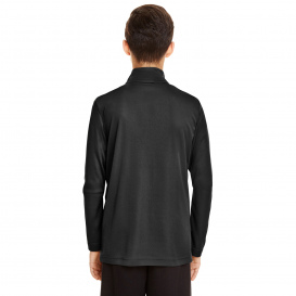 Team 365 TT31Y Youth Zone Performance Quarter-Zip - Black