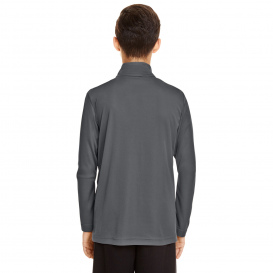 Team 365 TT31Y Youth Zone Performance Quarter-Zip - Sport Graphite