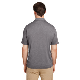 Team 365 TT51H Men\'s Zone Sonic Heather Performance Polo - Dark Grey Heather