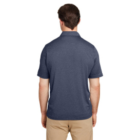 Team 365 TT51H Men's Zone Sonic Heather Performance Polo - Sport Dark Navy Heather