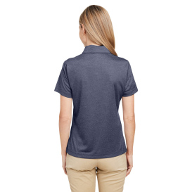 Team 365 TT51HW Ladies Zone Sonic Heather Performance Polo - Sport Dark Navy Heather
