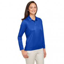 Team 365 TT51LW Ladies Zone Performance Long Sleeve Polo - Sport Royal