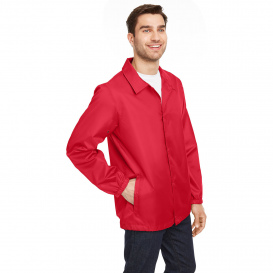 Team 365 TT75 Adult Zone Protect Coaches Jacket - Sport Red