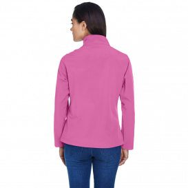 Team 365 TT80W Ladies Leader Soft Shell Jacket - Charity Pink