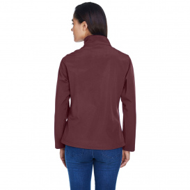 Team 365 TT80W Ladies Leader Soft Shell Jacket - Sport Dark Maroon