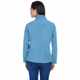 Team 365 TT80W Ladies Leader Soft Shell Jacket - Sport Light Blue