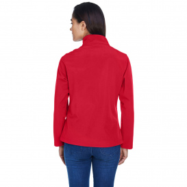 Team 365 TT80W Ladies Leader Soft Shell Jacket - Sport Red