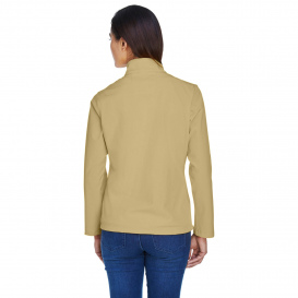 Team 365 TT80W Ladies Leader Soft Shell Jacket - Sport Vegas Gold