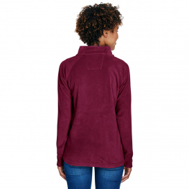 Team 365 TT90W Ladies Campus Microfleece Jacket - Sport Maroon