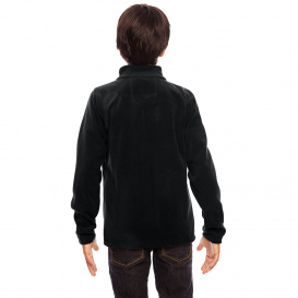 Team 365 TT90Y Youth Campus Microfleece Jacket - Black