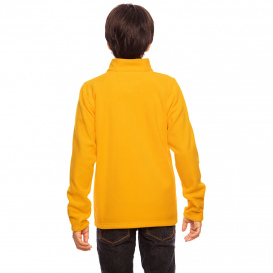 Team 365 TT90Y Youth Campus Microfleece Jacket - Sport Athletic Gold