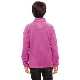Team 365 TT90Y Youth Campus Microfleece Jacket - Sport Charity Pink