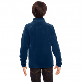 Team 365 TT90Y Youth Campus Microfleece Jacket - Sport Dark Navy