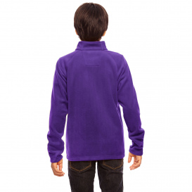 Team 365 TT90Y Youth Campus Microfleece Jacket - Sport Purple