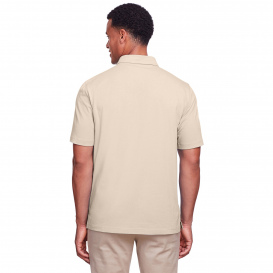 UltraClub UC105 Men\'s Lakeshore Stretch Cotton Performance Polo - Stone