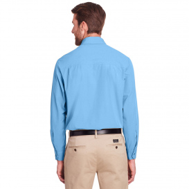 UltraClub UC500 Men\'s Bradley Performance Woven Shirt - Columbia Blue