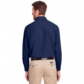 UltraClub UC500 Men\'s Bradley Performance Woven Shirt - Navy